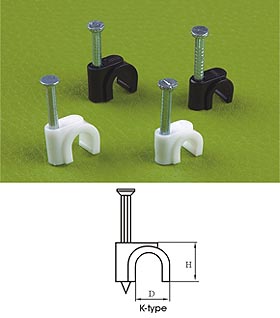 K-type Circle Cable Clips