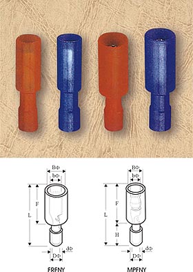 Bullet-shaped Male And Female Full-insualting Joint(nylon)